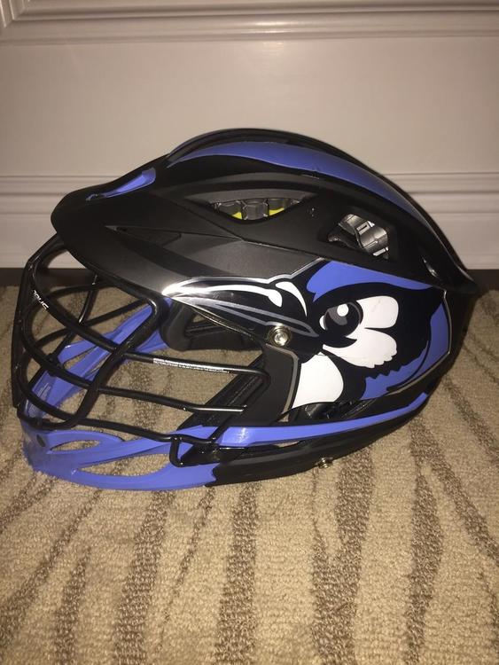 John Hopkins black R Lacrosse Helmets