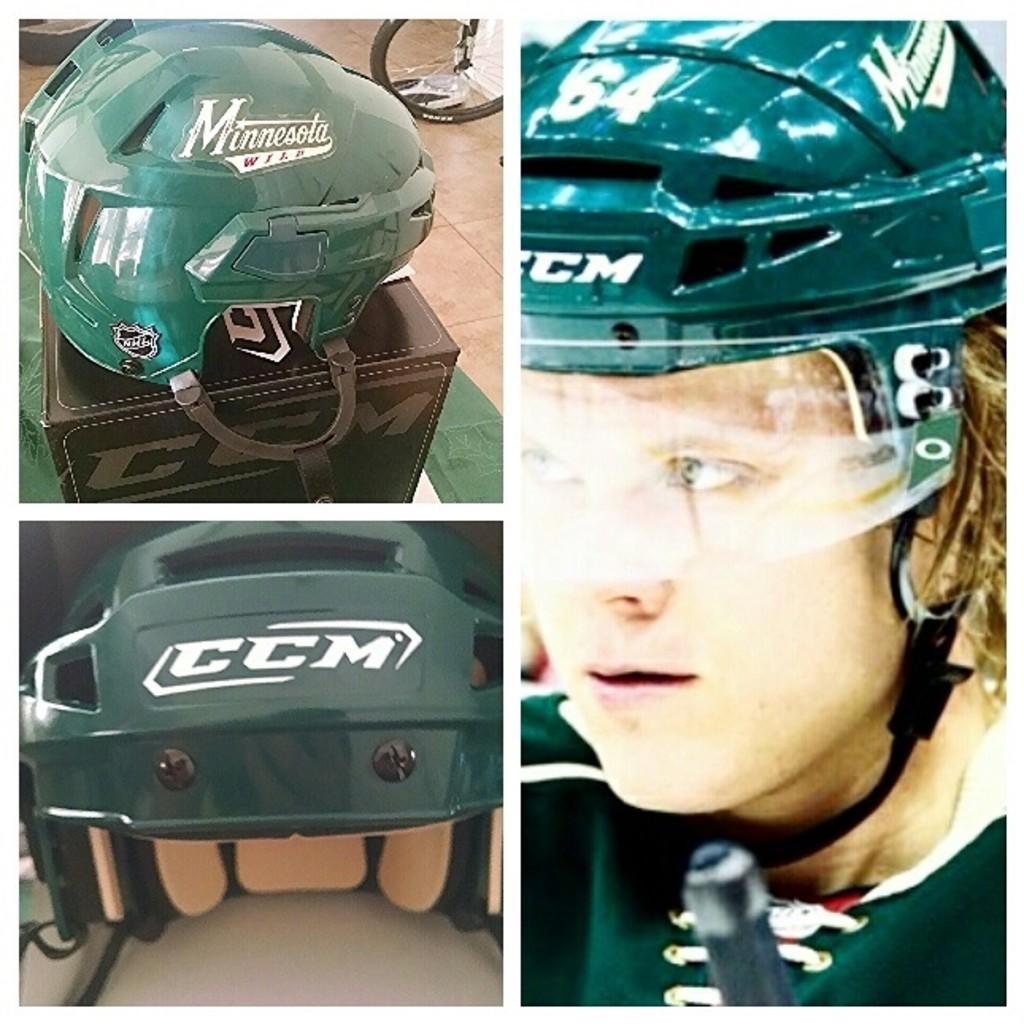 Minnesota Wild Pro Stock Helmet SidelineSwap