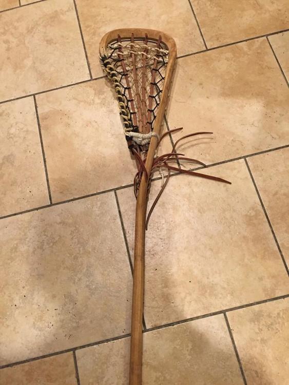 STX Traditional wooden stick. SOLD Lacrosse Complete Sticks