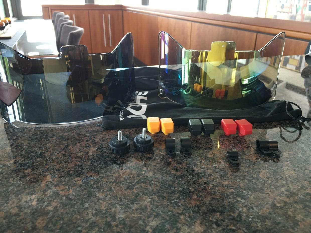 SHOC Visors (Clear Iridium, Tinted Gold) SidelineSwap