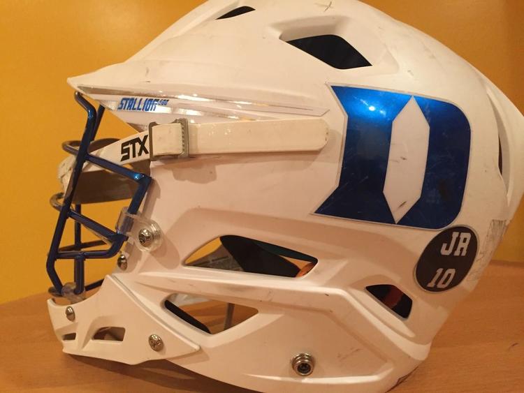 Used Hockey Skates >> STX Games Used Duke Stallion Lcrosse Helmet | Lacrosse ... Used Hockey Skates >> STX Games Used Duke Stallion Lcrosse Helmet | Lacrosse ...