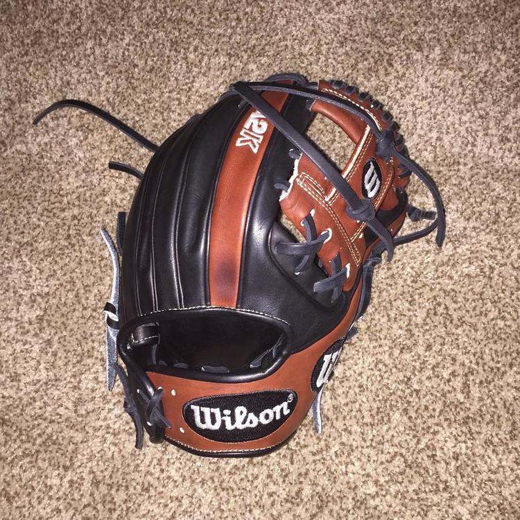 2016 Wilson A2K 1786 (Relaced in black) SOLD Baseball Gloves