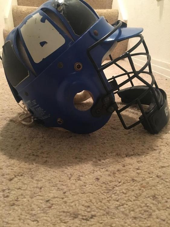 Old School Duke Blue Devils Helmet SOLD Lacrosse Helmets SidelineSwap