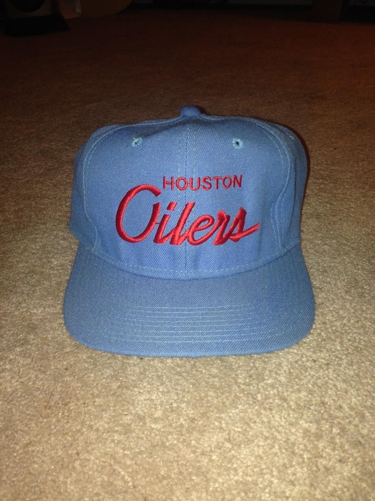 vintage houston oilers hat