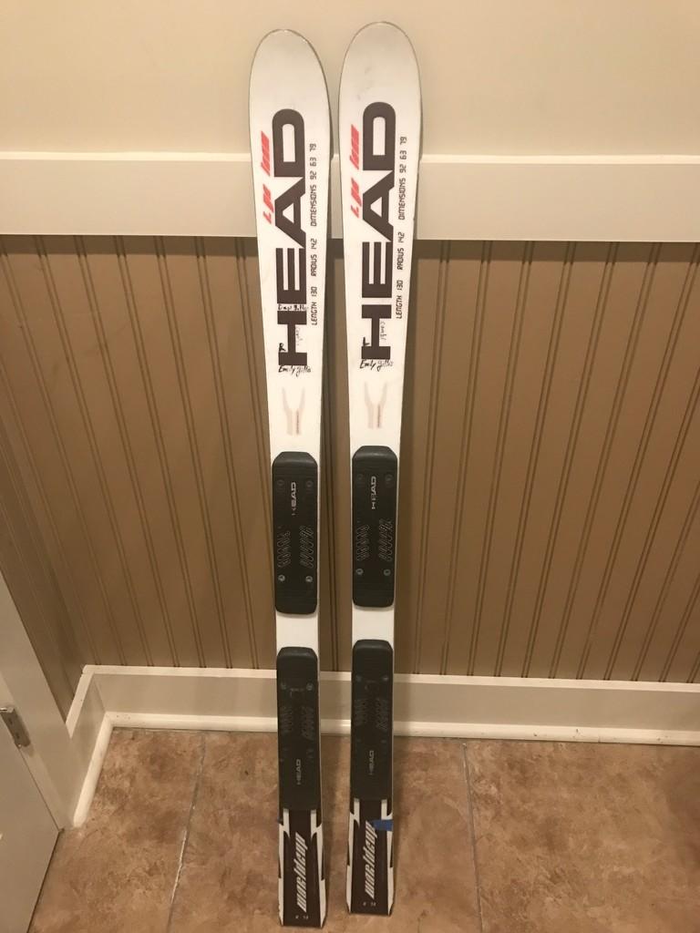 Head 130cm GS skis SidelineSwap
