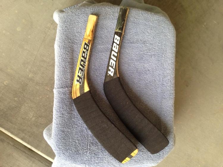 Bauer Wooden Replacement Stick Blades, Senior, Right Hand, Pronger (PO2