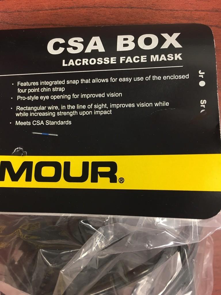 Under Armour Box Lacrosse (SR) Face Mask SidelineSwap