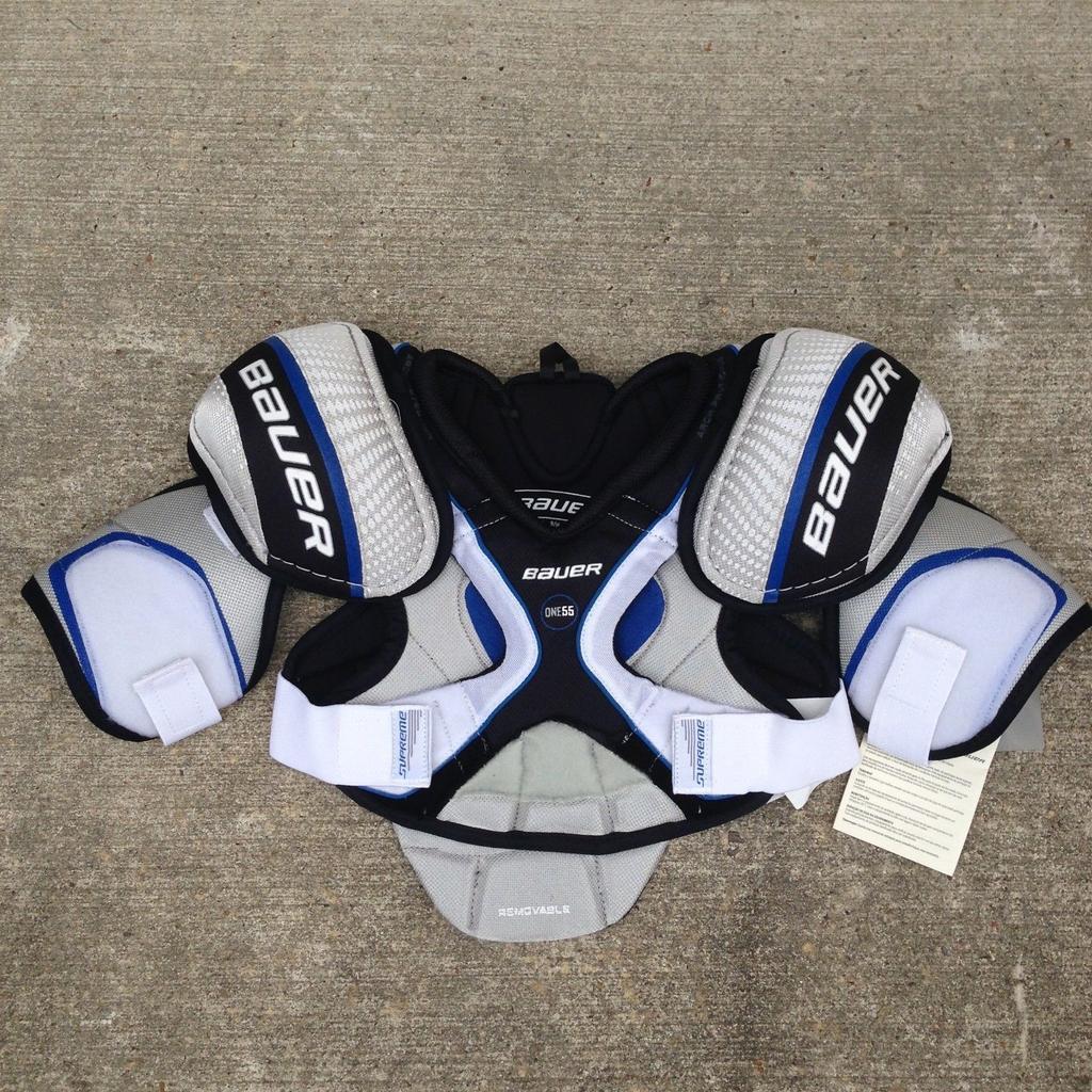 Bauer Supreme One55 Junior Hockey Shoulder Pads Small 2143 SidelineSwap
