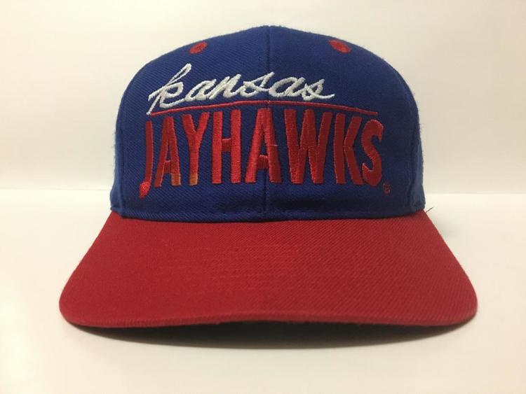 Vintage Snapback Hats >> Vintage Kansas Jayhawks Snapback Hat By The Game Vintage Snapback Hats >> Vintage Kansas Jayhawks Snapback Hat By The Game
