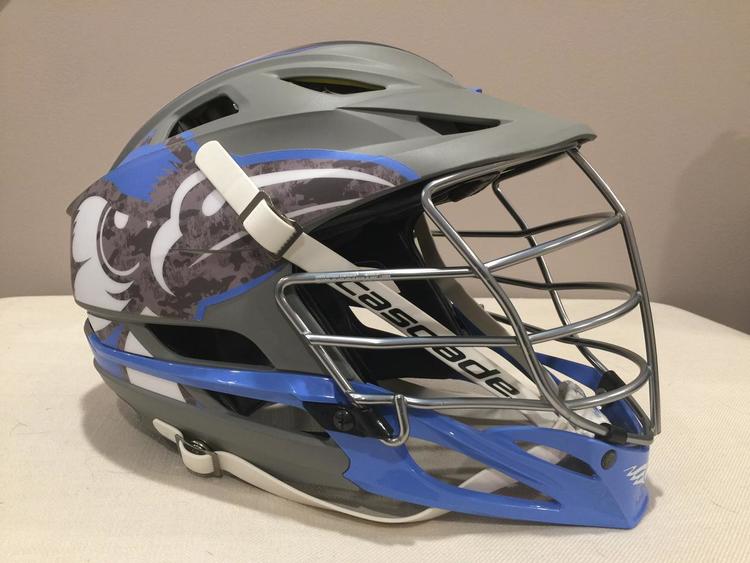 Cascade Johns Hopkins Wounded Warrior helmet SOLD Lacrosse Helmets
