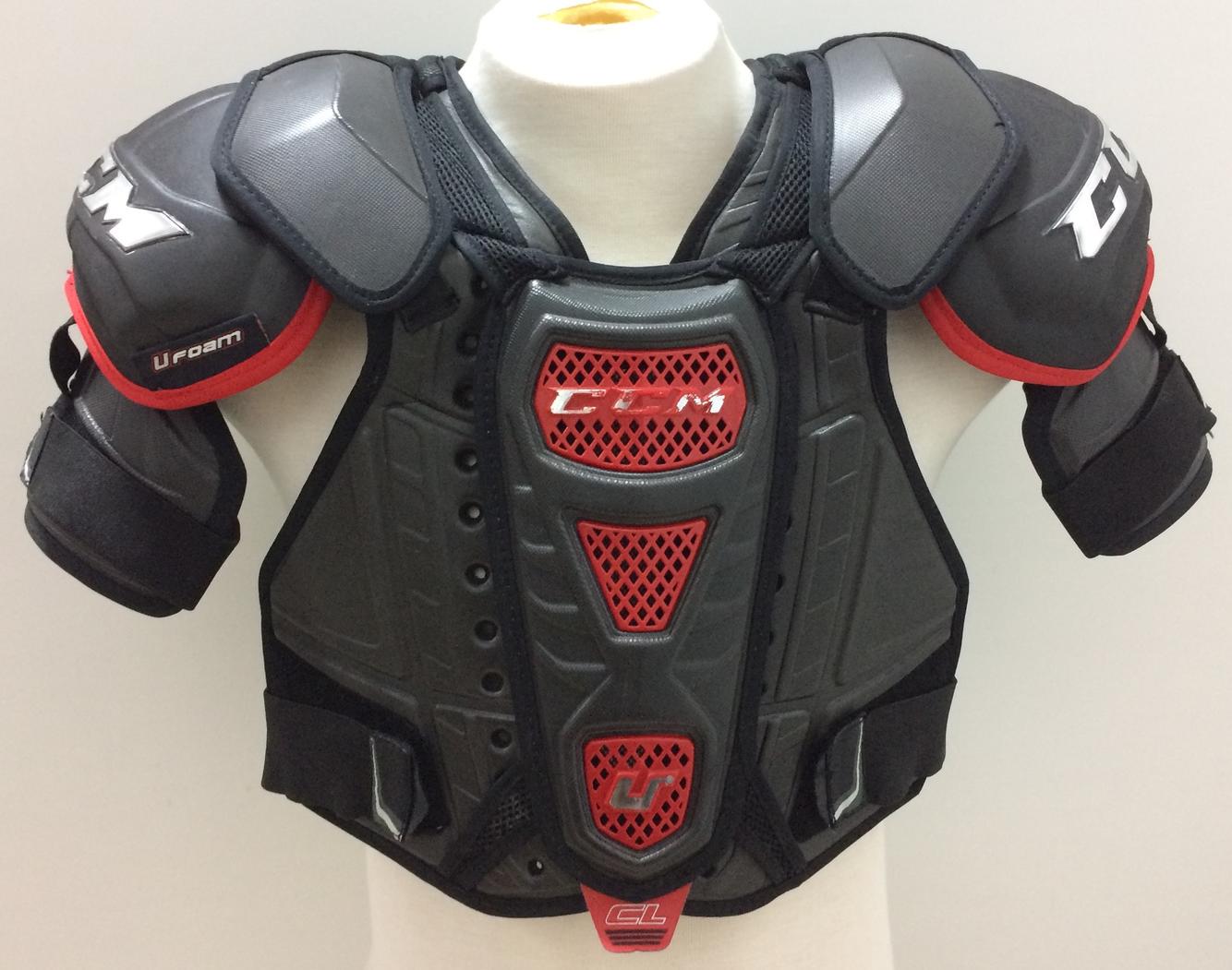 CCM U+ CL Crazy Light Pro Stock Shoulder Pads Senior Large L 7024 SidelineSwap