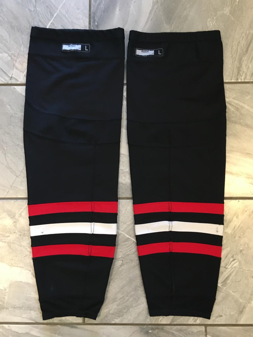 Reebok Edge Custom Ice Hockey Socks Large Huskies NCAA SidelineSwap