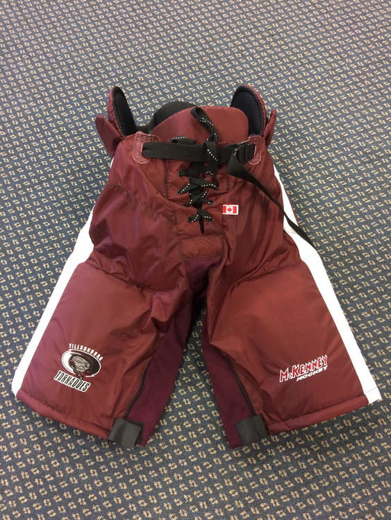 McKenney Team Maroon Player & Goalie Pants Tillsonburg Tornadoes