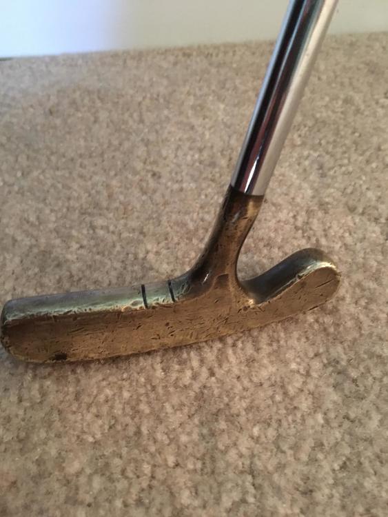 Bullseye Original Brass Putter SOLD Golf Putters