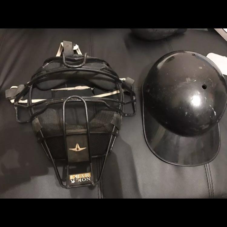 All Star 2 Piece catcher Mask SOLD Baseball Catcher's Protection