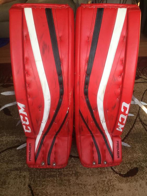 Canadian Made CCM Premier Pro Goalie Pads 35+2.5 SOLD Hockey