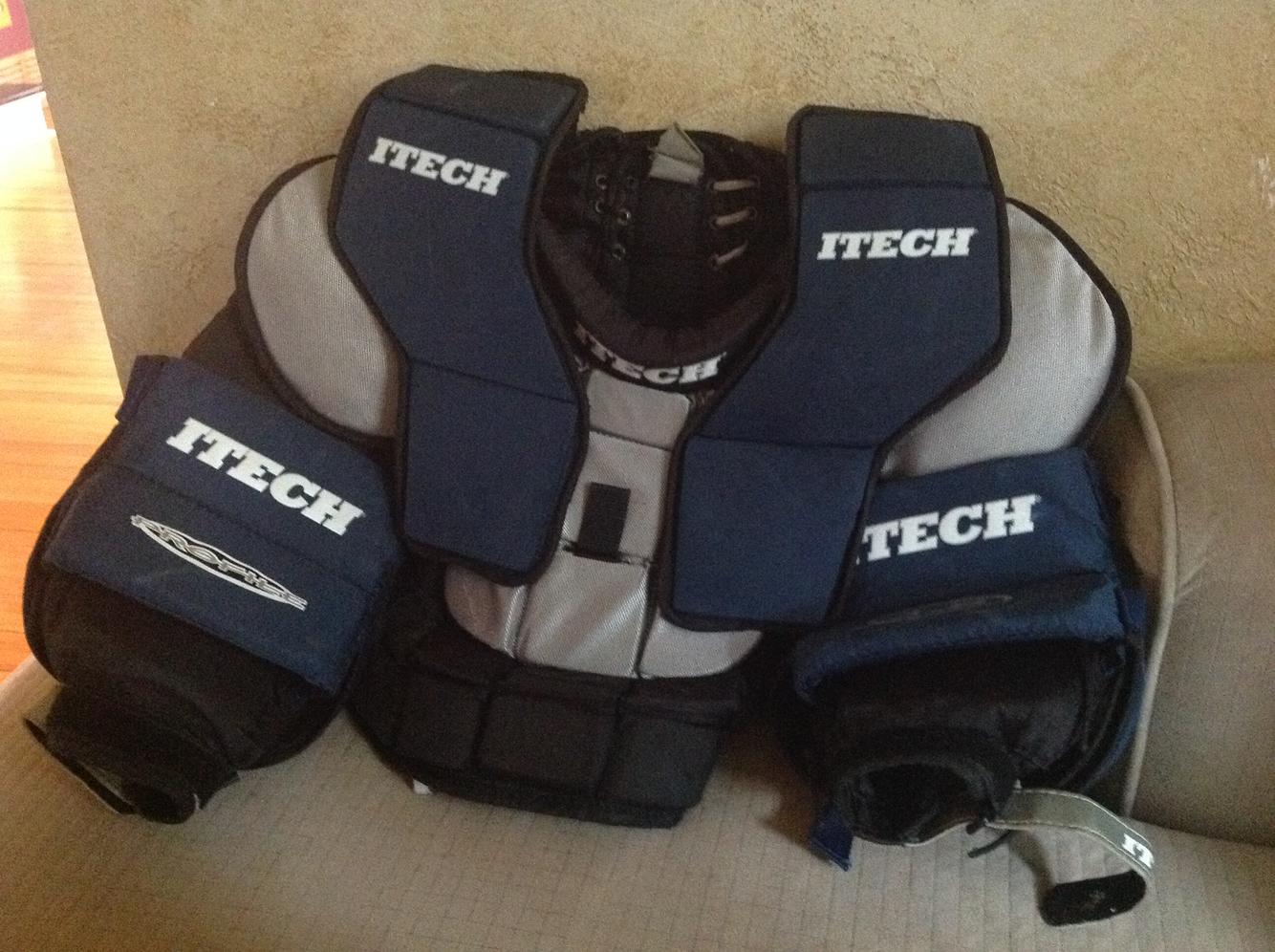 ITECH Goalie Chest Protector Junior Small SidelineSwap