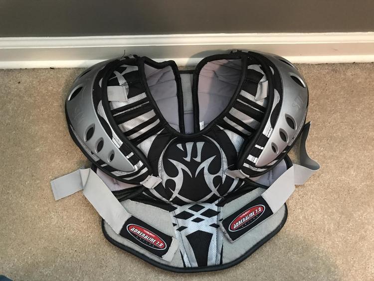 Warrior Adrenaline 7.0 Shoulder Pads SOLD Lacrosse Chest & Shoulder