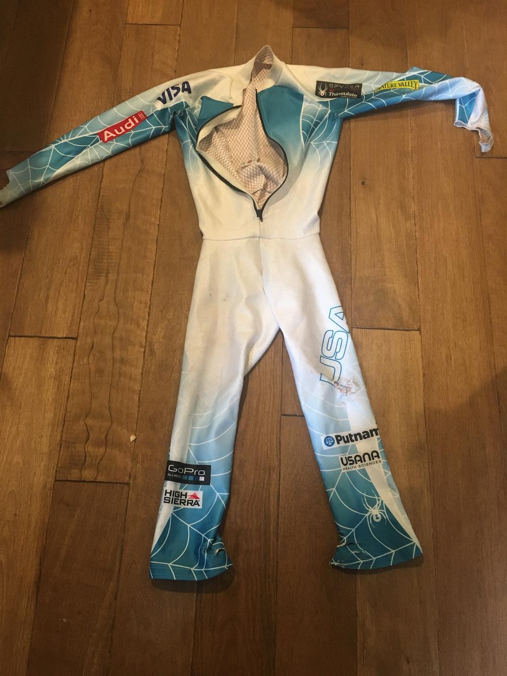 Large US Ski Team World Cup Downhill Speed Suit SidelineSwap