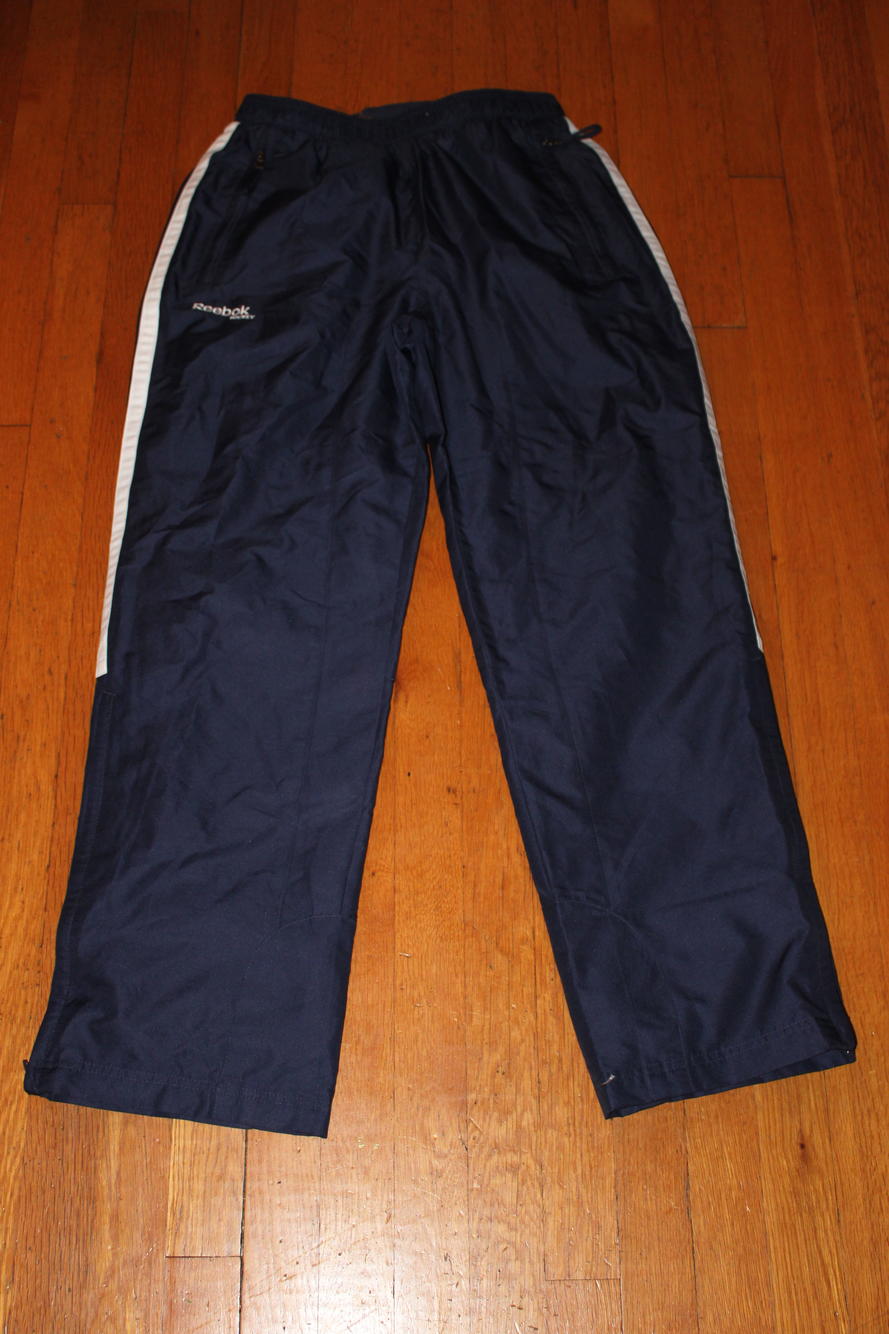 New Reebok Warmup Pants Large Navy SidelineSwap