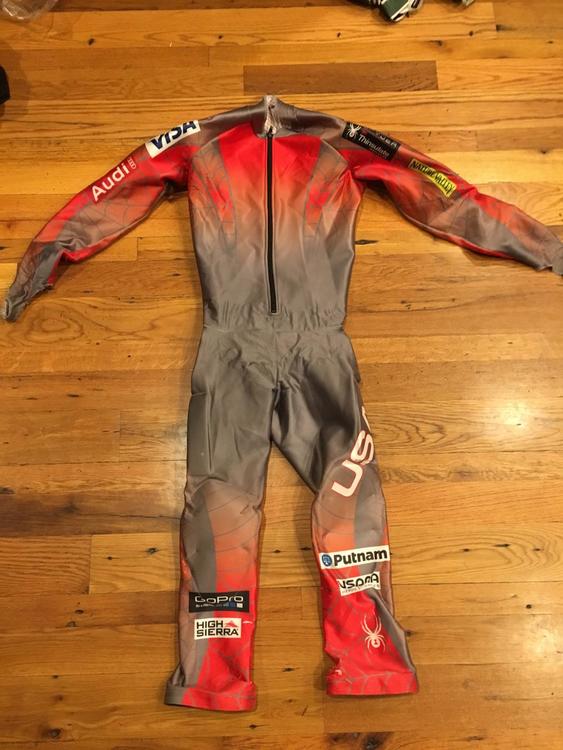 Spyder 2016 Men's US Ski Team GS Padded Suit Large SOLD Skiing Race Suits SidelineSwap