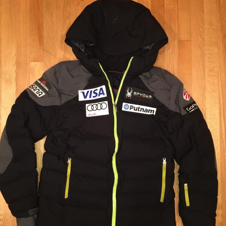 Spyder NEW* 2017 US SKI TEAM ROCKET MENS L DOWN JACKET USST SOLD