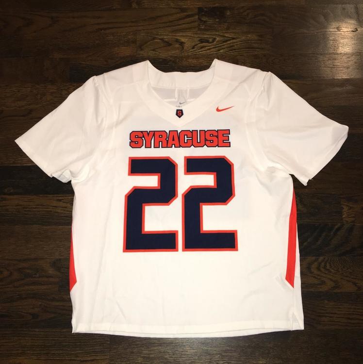 Nike New 2018 Syracuse Orange 22 Jersey LG 105 White SOLD