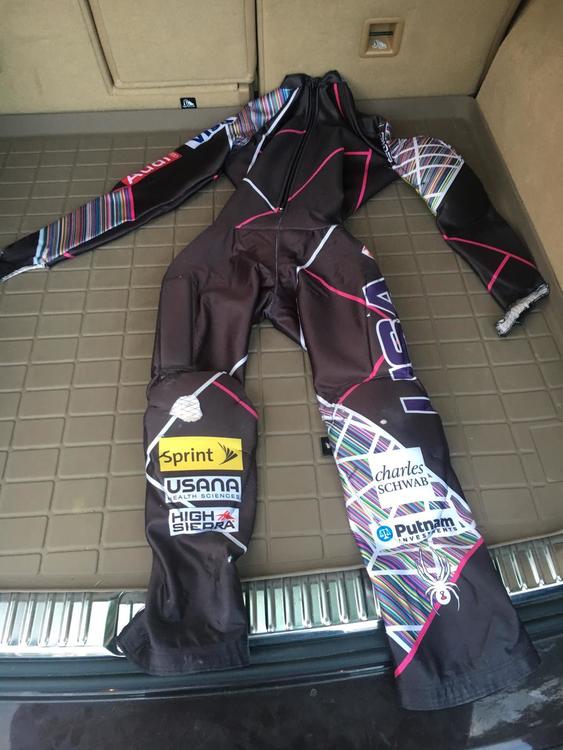 Spyder US Ski Team Downhill GS Speedsuit Size Medium Womens SOLD Skiing Race Suits