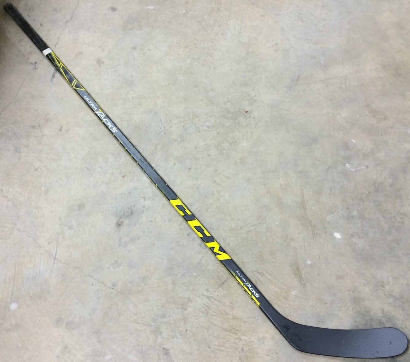 CCM Ultra Tacks Pro Stock Hockey Stick Grip 95 Flex Left H11A with Toe