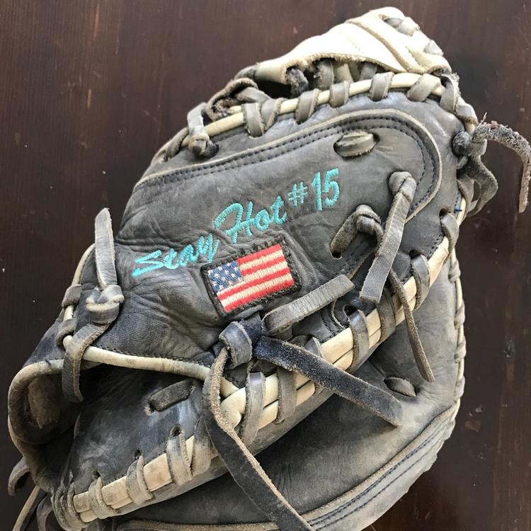 Custom 44 Catchers Mitt 33.5” SOLD Baseball Gloves & Mitts SidelineSwap