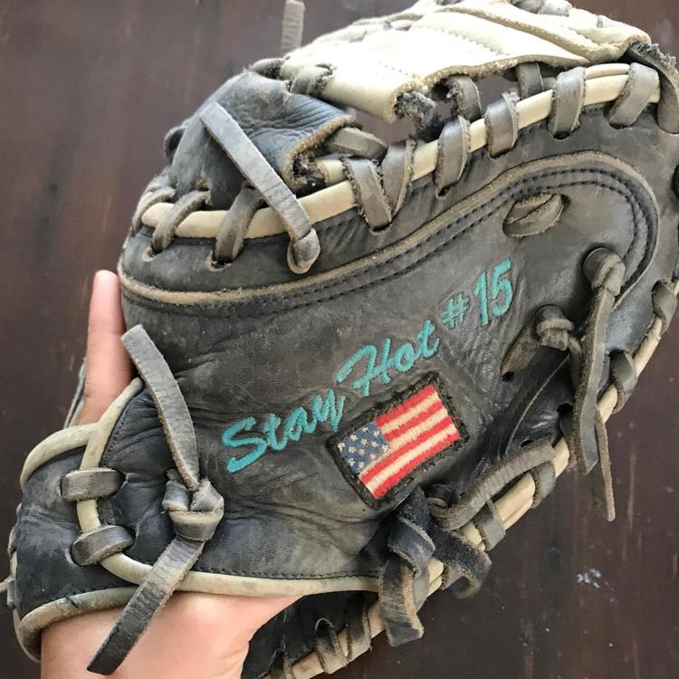 Custom 44 Catchers Mitt 33.5” SOLD Baseball Gloves & Mitts