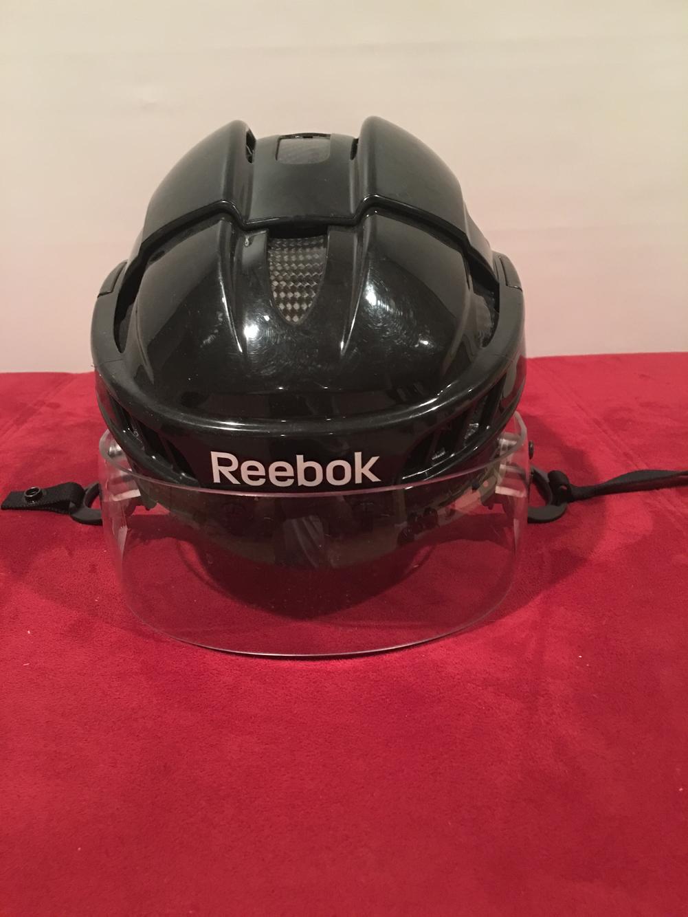 Pro Stock Reebok 11K Hockey Helmet with Visor Medium SidelineSwap