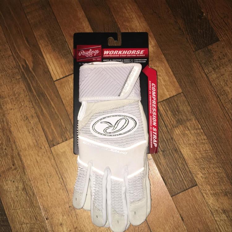 rawlings batting gloves with compression strap