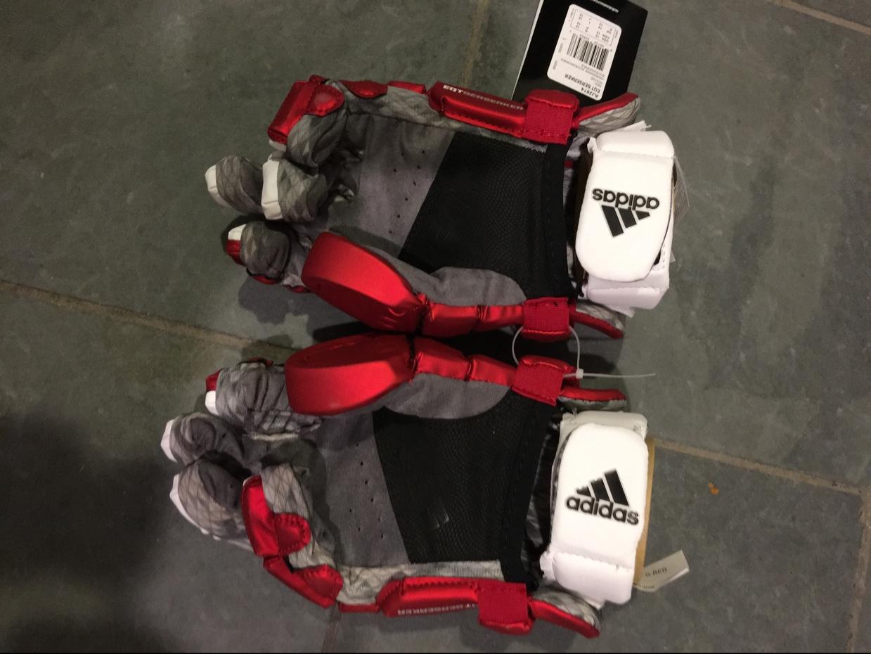 NEW 20162017 Adidas EQT Berserker Lacrosse Goalie Gloves 165 Medium