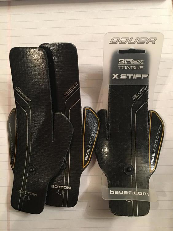 Bauer Supreme TotalOne Stiff/Extra Stiff 3flex Tongue Skate Inserts! 2