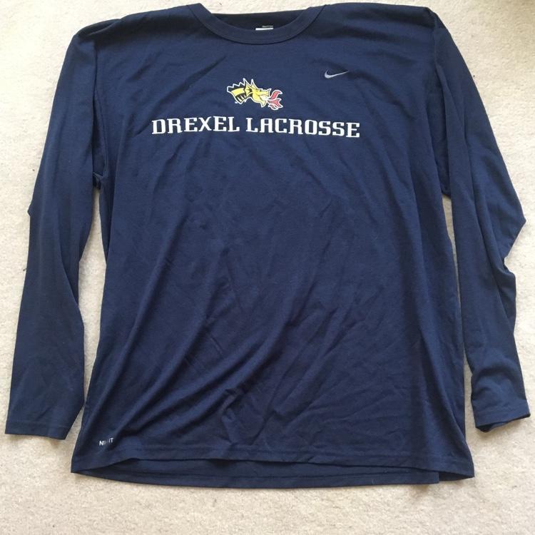 Nike Drexel Long Sleeve Shirt SOLD Lacrosse Apparel SidelineSwap