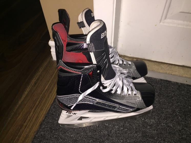 bauer brand new vapor 1x pro stock size 7 sold hockey skates hockey skates size 7
