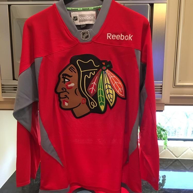 chicago blackhawks practice jersey