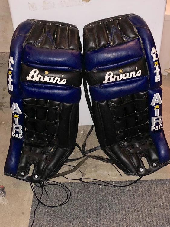 Brian's Custom Air Pac Goalie Pads SOLD Hockey Goalie Leg Pads SidelineSwap