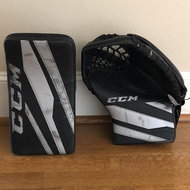 CCM EFlex 3.5 Junior Goalie Glove And Blocker SOLD Hockey Goalie