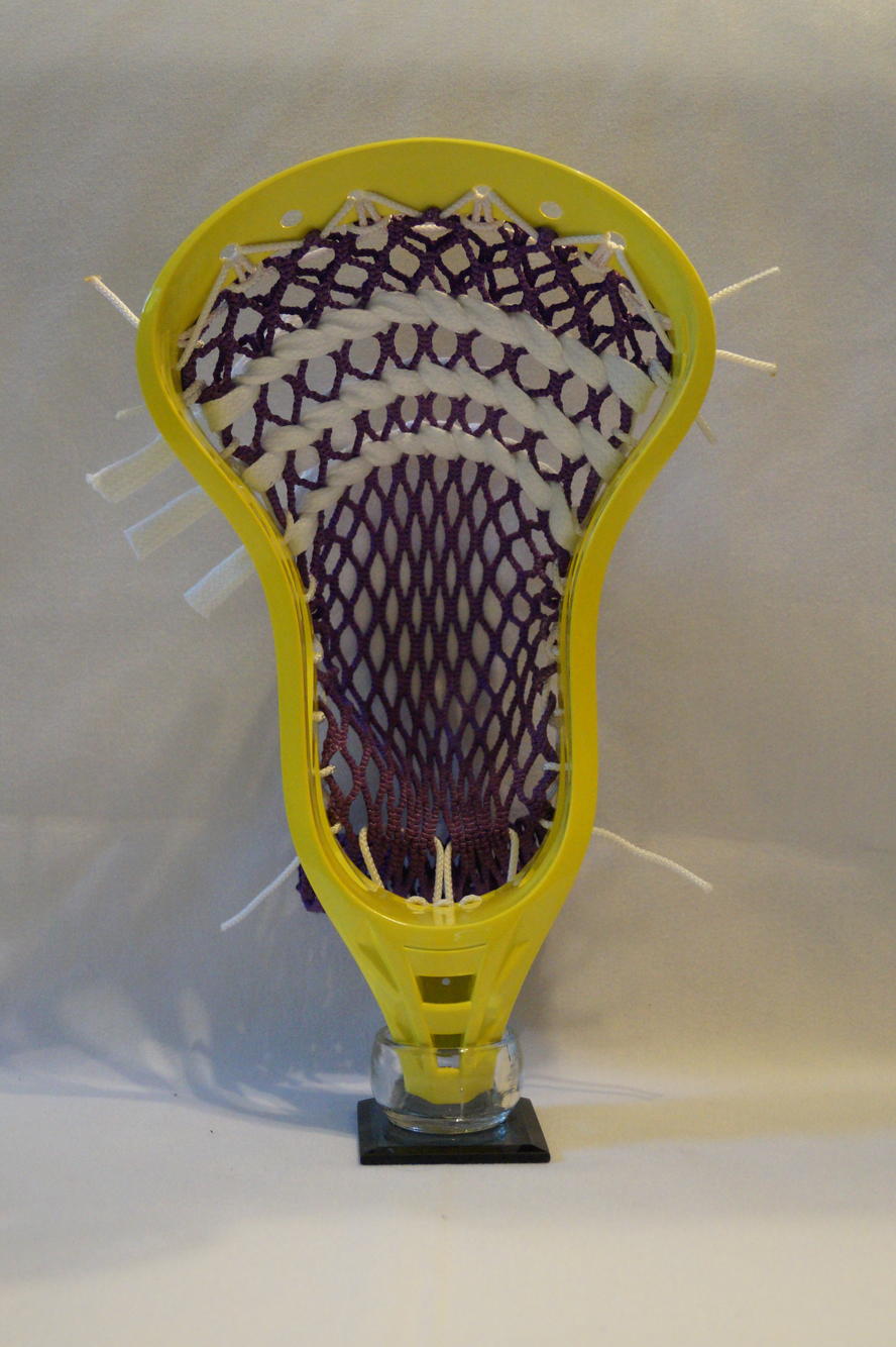 "New" Vipr1 Custom dyed yellow/purple box head with semi soft mesh
