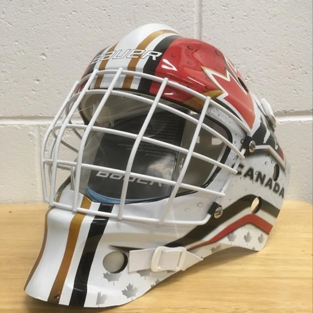 Bauer NME Youth Team Canada Street Helmet Hockey Goalie Masks