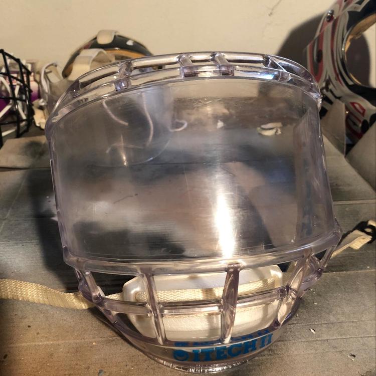 Itech II Clear Full Face Shield SOLD Hockey Cages, Visors & Shields