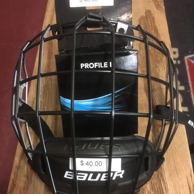 New Bauer Cages Black Outside White Inside SidelineSwap