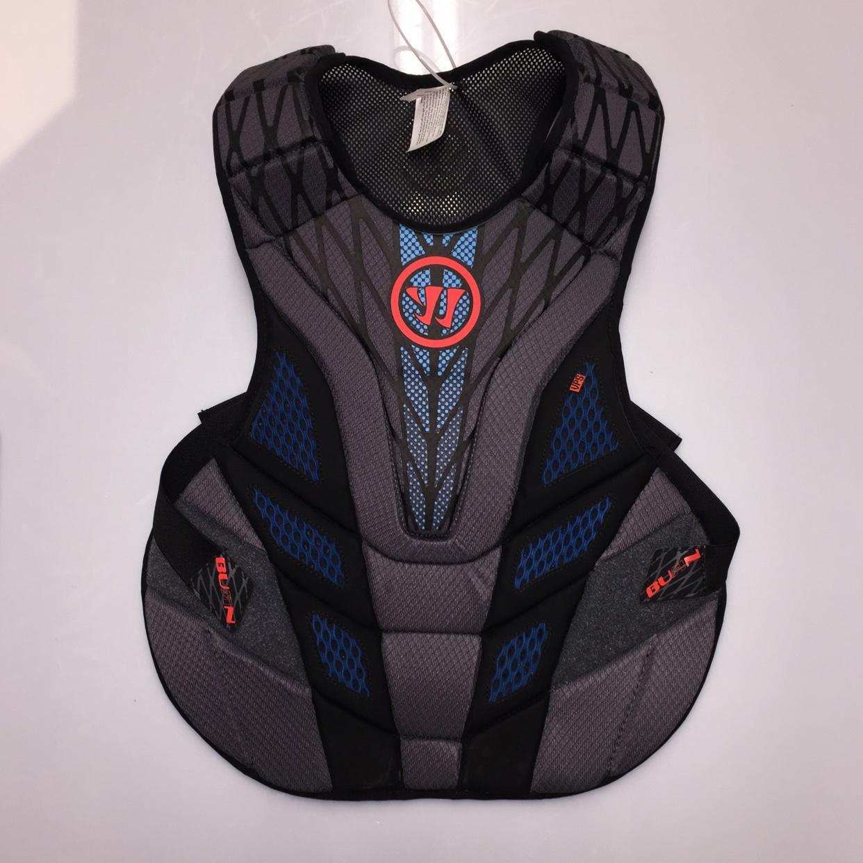 Warrior Burn Chest Pad Large Gray/Black SidelineSwap
