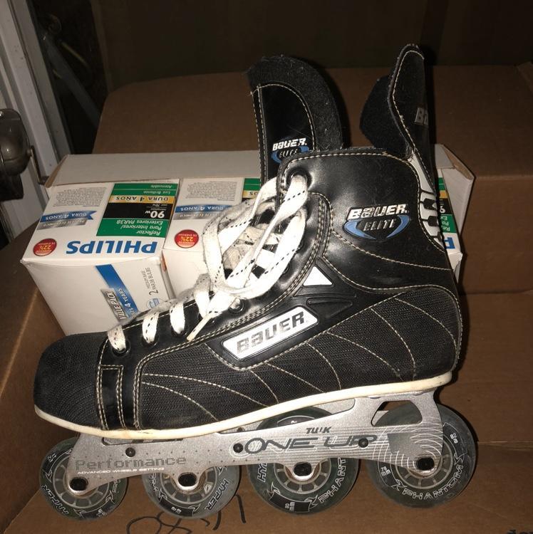 Bauer Used Inline Roller Blades Size 9 SOLD Hockey Skates