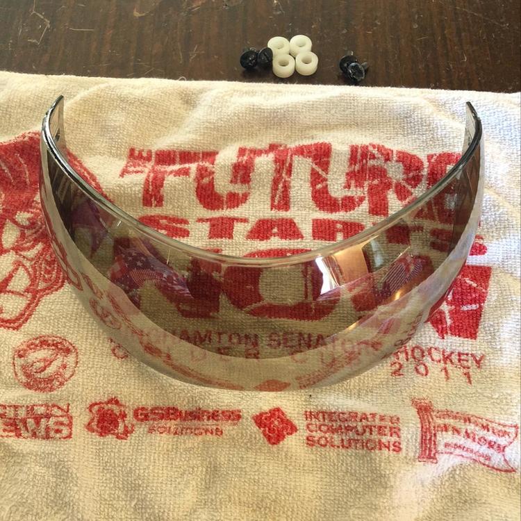 Bauer HS22 Wave Visor. Mirrored Tint SOLD Hockey Cages, Visors