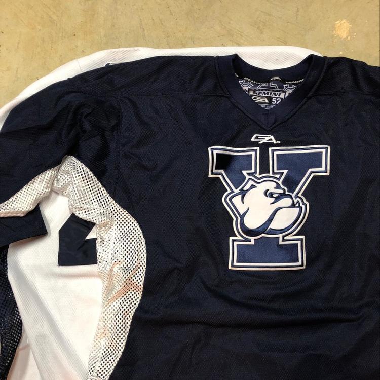 2 Yale Size 52 21 (white And Navy) SOLD Hockey Jerseys SidelineSwap