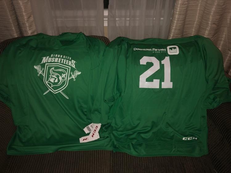 CCM USHL Sioux City Musketeers Camp Jersey SOLD Hockey Jerseys