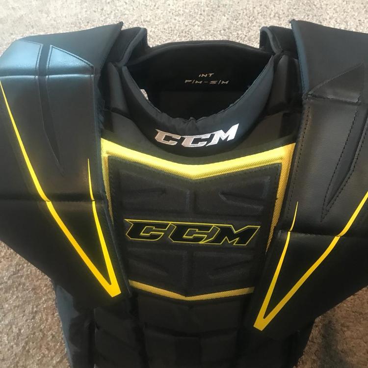 CCM PREMIER GOALIE CHEST PROTECTOR [INTERMEDIATE] SOLD Hockey Goalie Chest & Arm Protectors